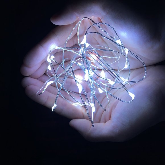 20 strands of 20 LED cool white fairy lights - Picture 4 of 7